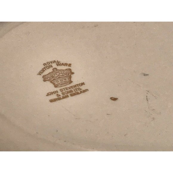 Vintage John Steventon & Sons Royal Venton China 9.5" Vegetable Bowl STV7 - Picture 6 of 8